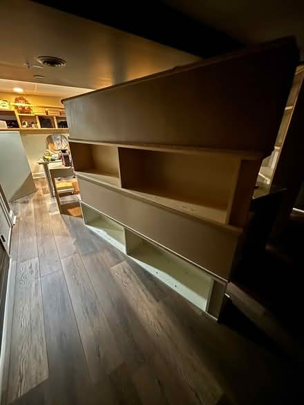 Photo of free 2 white tall Ikea book shelves (Aurora) #4