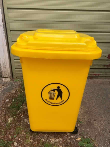 Photo of free Large yellow bin (Nailsworth GL6) #1
