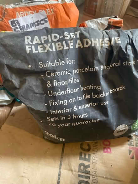 Photo of free Tiling product - grout & adhesive (Croydon SE25) #2