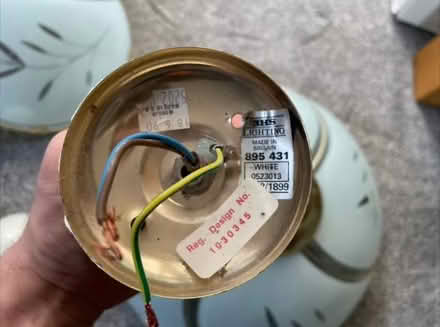 Photo of free Ceiling Lights - Brass / Glass (Maidstone ME14) #2