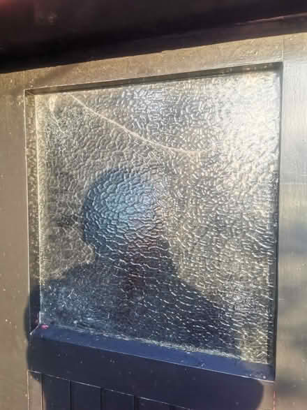 Photo of frosted or patterned glass for garage door (Motherby CA11) #1