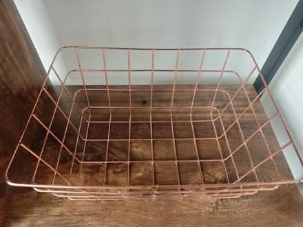 Photo of free Metal wire basket - rose gold (Meadows, NG2) #2