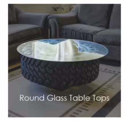 Photo of free Beautiful clear glass tabletop-Lg (West Billerica) #1