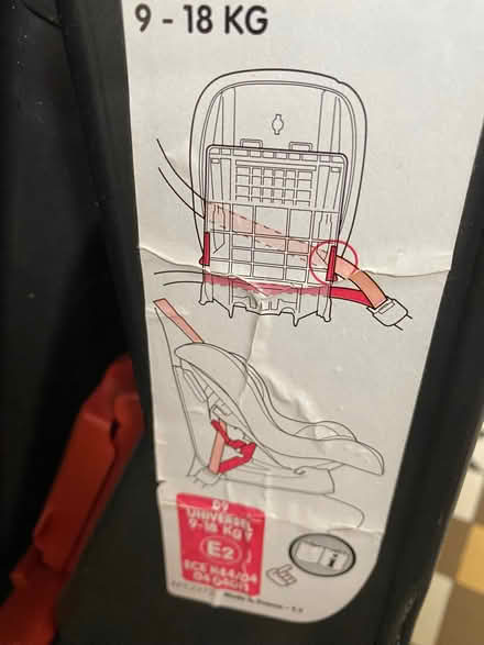 Photo of free Car Seat (Wandsworth Common SW12) #2
