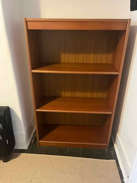 Photo of free Wooden shelving unit (Plumstead common SE18) #1