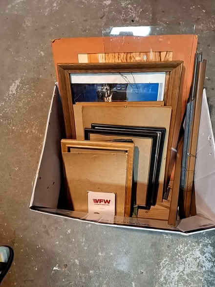 Photo of free Box of picture frames (Blue Mt. area of Saugerties) #1