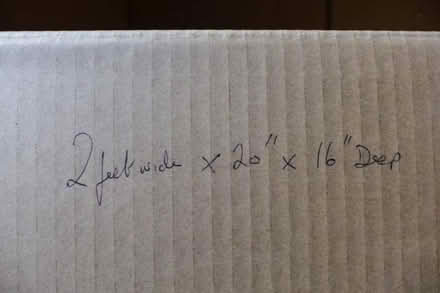 Photo of free Large sturdy cardboard box 24" x 20" x 16" deep (Emsworth PO10) #2
