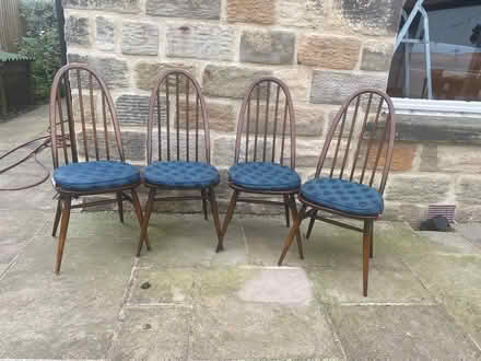 Photo of free Four ercol dining chairs (Harrogate HG2) #1