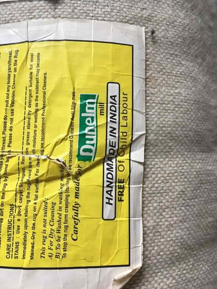 Photo of free Dunelm India rug (Cheylesmore CV3) #3
