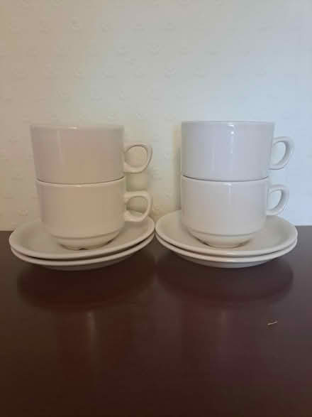 Photo of free 4 x Stacking Cups with Saucers (Warwick) #1