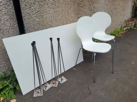 Photo of free Table and two chairs (Roseburn EH12) #1