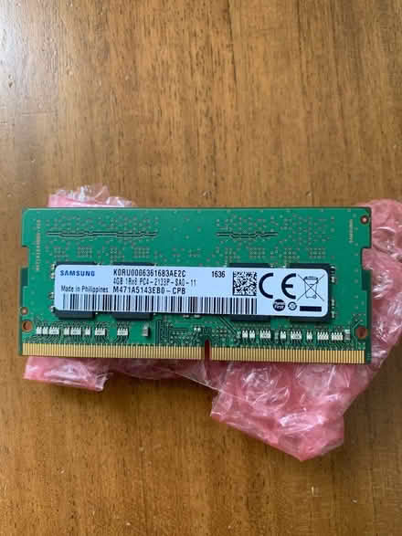 Photo of free 2 x 4GB laptop RAM (Acton W3) #1