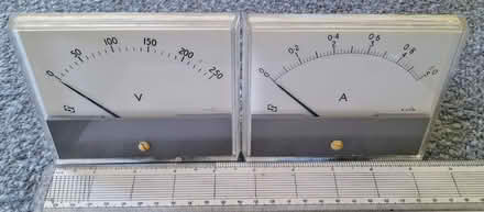 Photo of free Large Volt and Amp Meters. (Porth-y-felin LL65) #1