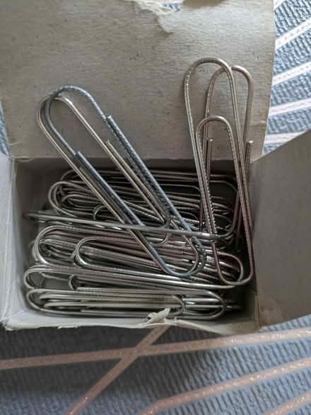 Photo of free Large paper clips (Gants Hill) #1