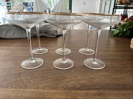Photo of free Six martini glasses (Peckham rye) #2