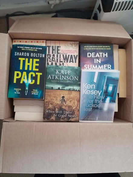 Photo of free Box of fiction books about 50 in total (Manor Top S2) #1