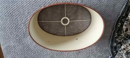 Photo of free Brown suede lampshade (East Dene S65) #1