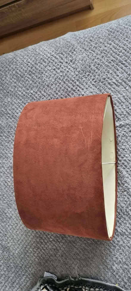 Photo of free Brown suede lampshade (East Dene S65) #2