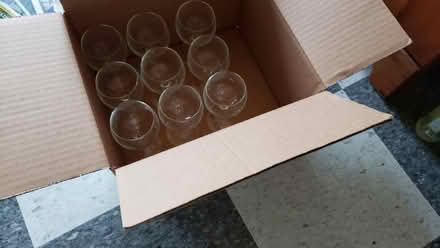 Photo of free 9 small wine glasses (Greektown) #1