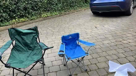 Photo of free Kids’ blue camping chair (Upperthorpe S6) #1