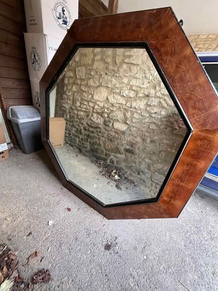 Photo of free Large bevel edged octagonal mirror (Wheatley OX33) #2