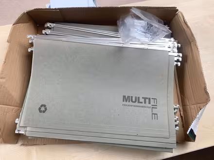 Photo of free 38 foolscap suspension files with tabs (Oxenholme LA9) #1