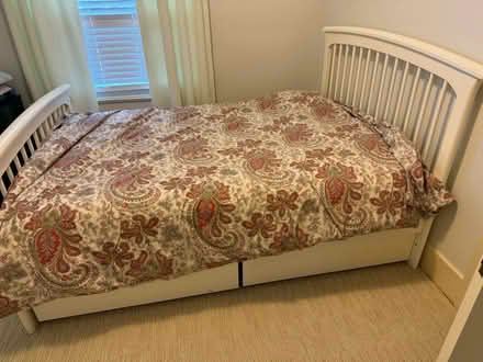 Photo of free White double bed frames (Hinsdale) #1