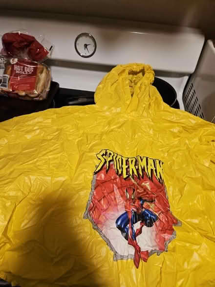 Photo of free Kids spider man rain poncho (Trumbull) #1