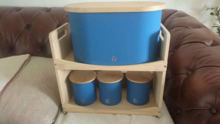 Photo of free Practically brand new Swan Bread Bin Set and Shelf Unit (Cheshunt EN8) #1