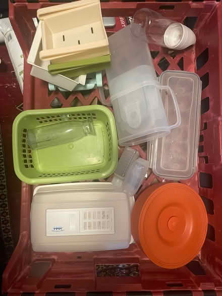 Photo of free Kitchen things, including airtight jugs, baskets, etc (Armathwaite CA4) #1