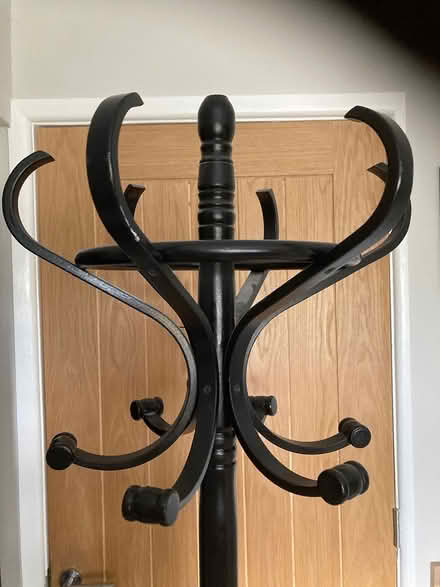 Photo of free Black wooden coat stand (Mansfield, ng18) #2