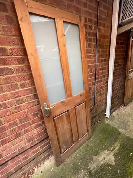 Photo of free 3 Old pine doors / firewood / project (Toddington LU5) #1