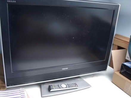 Photo of free Toshiba flat screen TV with remote (Neston CH64) #1