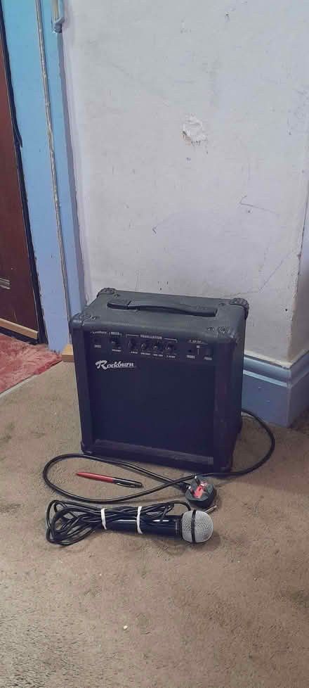 Photo of free An amplifier + mike (Kings Heath B14) #1