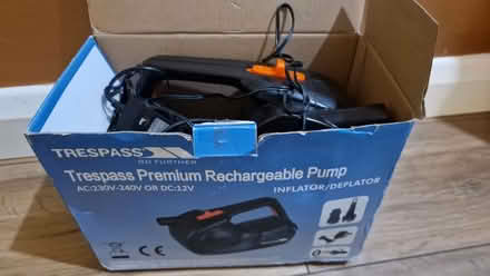 Photo of free Rechargeable air pump: battery needs fixing (NW6) #1