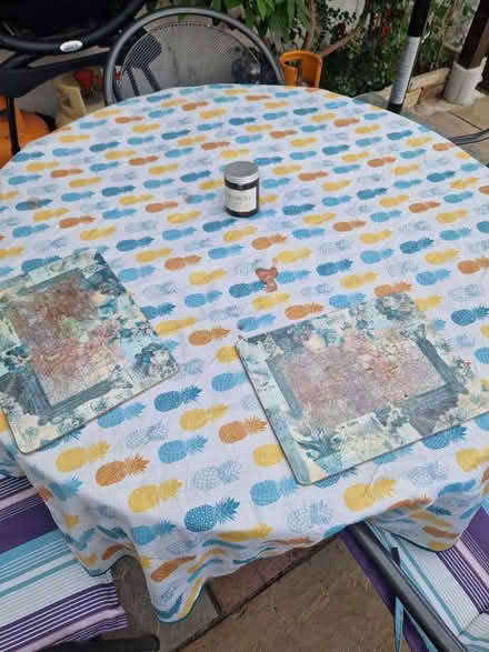 Photo of free Round outdoor table cloth (Goatstown) #1