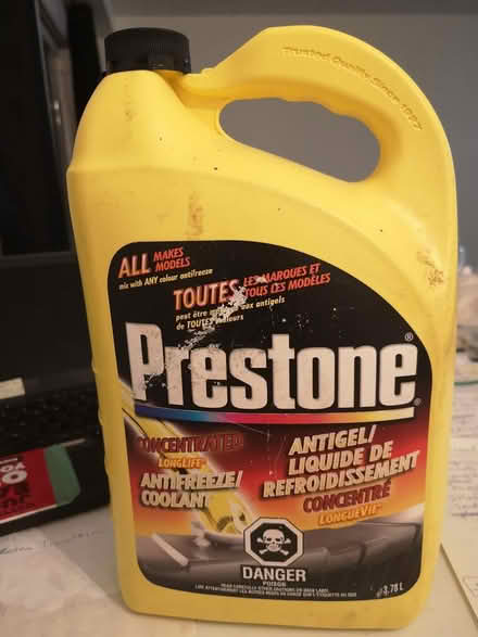 Photo of free Prestone antifreeze (greenbank&huntclub) #1