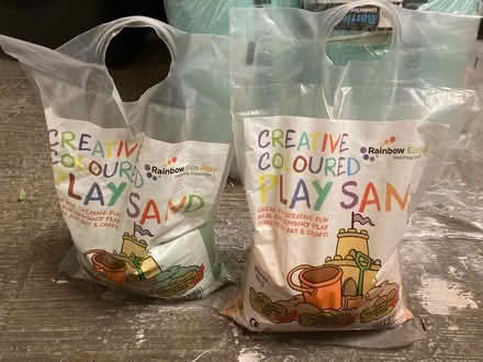 Photo of free Two bag of coloured play sand (Balerno) #1