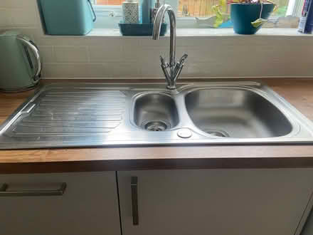 Photo of free Stainless steel sink with tap. (Easton in Gordano BS20) #1