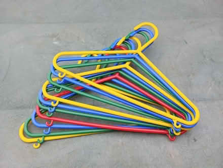 Photo of free 12 Kids plastic hangers (Knaresborough HG5) #1