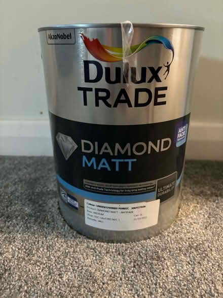 Photo of free 5L unopened Dulux paint tin (Brunswick M13) #1