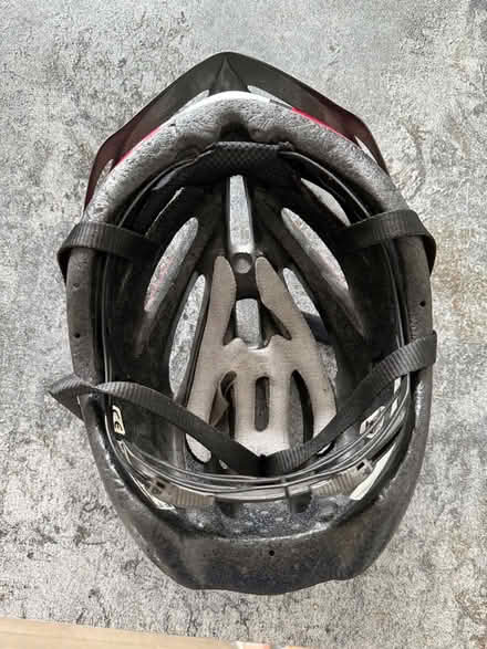 Photo of free Bicycle helmet (red, black and silver) unisex size 54-61cm (Cubitt Town E14) #4