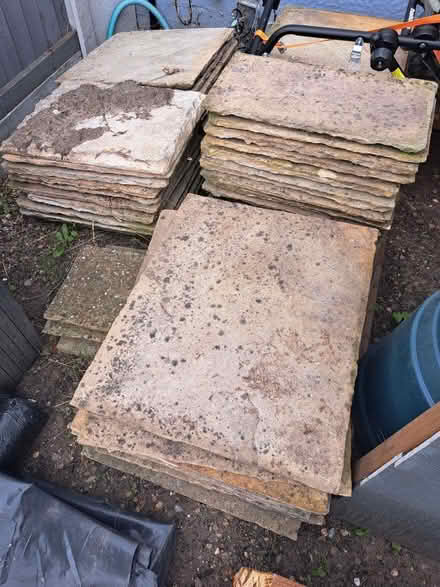 Photo of free Indian sand stone patio slabs (Colchester CO4) #1