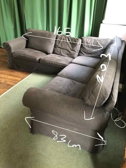 Photo of free 6 seater Well used corner sofa (Sharrow Vale S11) #2