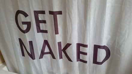 Photo of free Shower curtain and pole (North Reddish Stockport) #2