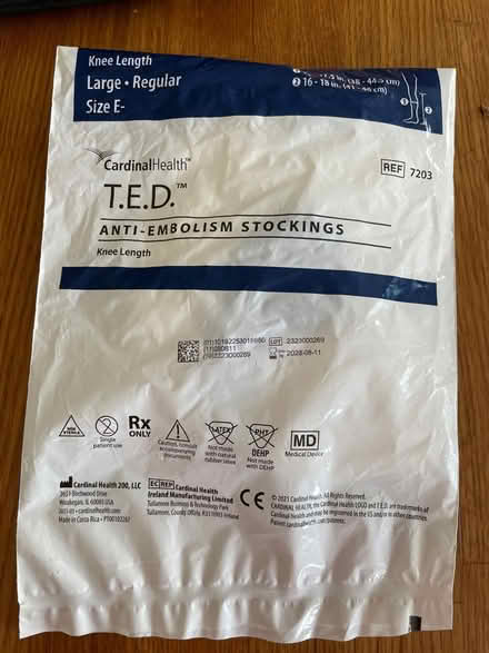 Photo of free Anti-embolism stockings (WR13 Berrow) #1