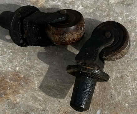 Photo of free Eight antique castors (Dun Laoghaire/Ballybrack) #1