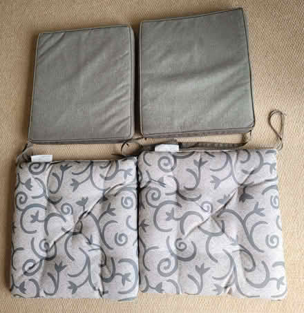 Photo of free Seat Cushions - 2 sets of 2 (Grange-over-Sands LA11) #1