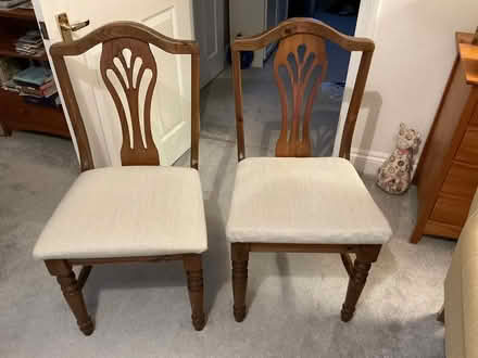 Photo of free 2 dining chairs must go by Sun 5th (Horsham) #1
