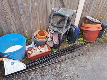 Photo of free Stones, Plant Pots, Hoover, Parasol + Various Items (Barrow-in-Furness LA14) #2